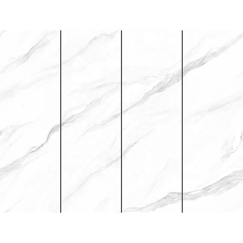 800 X 2600 mm Large Format Polished White Marble Grey Black Sintered Stone Tile Wall Slabs