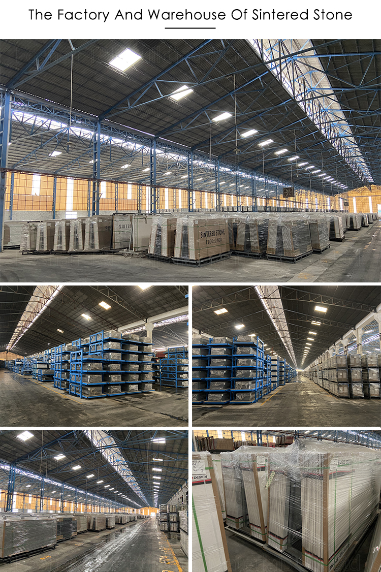 800 X 2600 mm Large Format Polished White Marble Grey Black Sintered Stone Tile Wall Slabs