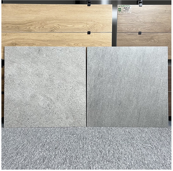 Fashion Grey Tile for Floor 60x60  Porcelain Non Slip Industrial Tile for Wall Floor Tile
