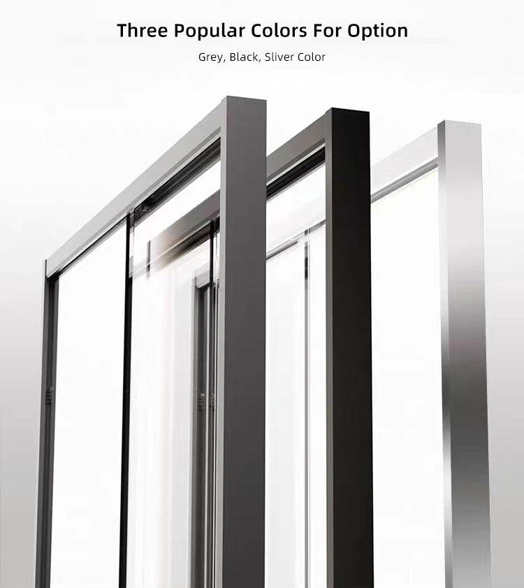 Modern Black Bath Shower Cabin Set 8mm 10mm Tempered Glass Bathroom Shower Cabinet Room