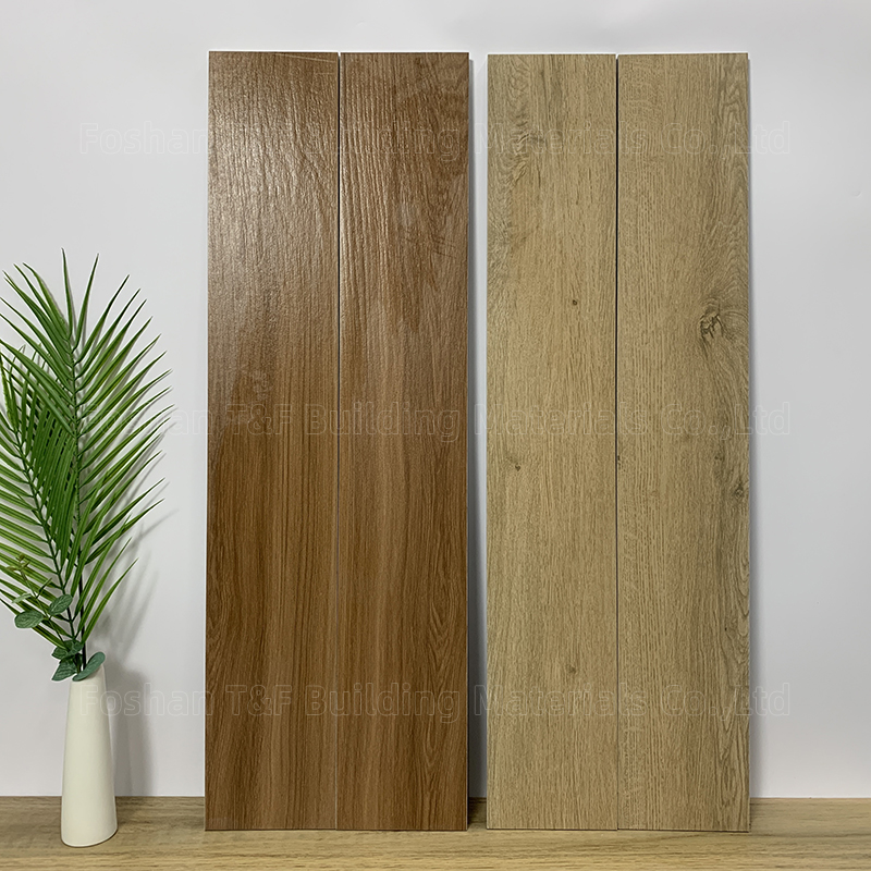 New Design 150x900mm Full Body Wooden Tiles Living Room Wood Look Porcelain Tile