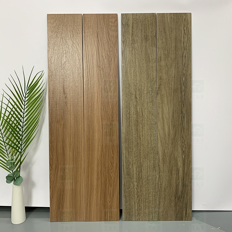 New Design 150x900mm Full Body Wooden Tiles Living Room Wood Look Porcelain Tile