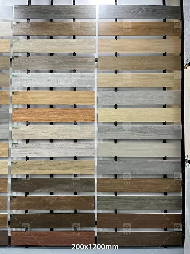New Design 150x900mm Full Body Wooden Tiles Living Room Wood Look Porcelain Tile