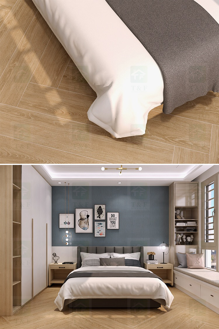 New Design 150x900mm Full Body Wooden Tiles Living Room Wood Look Porcelain Tile