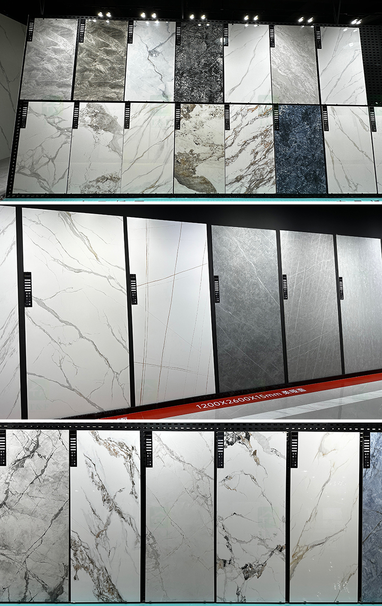 Customized Design Polished White Marble Look Porcelain Floor Tiles Stairs Matte Sintered Stone Stair Steps and Risers