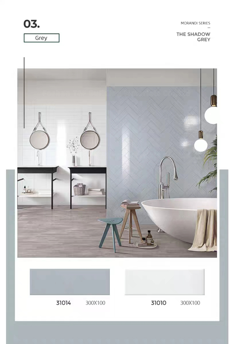 65*200 75*300 100*300 150*300mm Colorful Small Glossy Matt Glaze Handmade Ceramic Wall Tiles