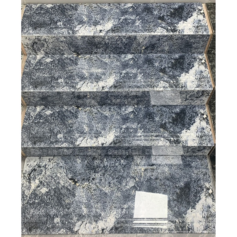 470X1200mm Porcelain Marble Stair Step Tiles Modern Luxury 470*1200 Non Slip Porcelain Ceramic Tile for Stairs Step