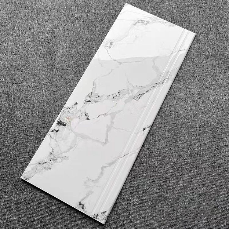 470X1200mm Porcelain Marble Stair Step Tiles Modern Luxury 470*1200 Non Slip Porcelain Ceramic Tile for Stairs Step