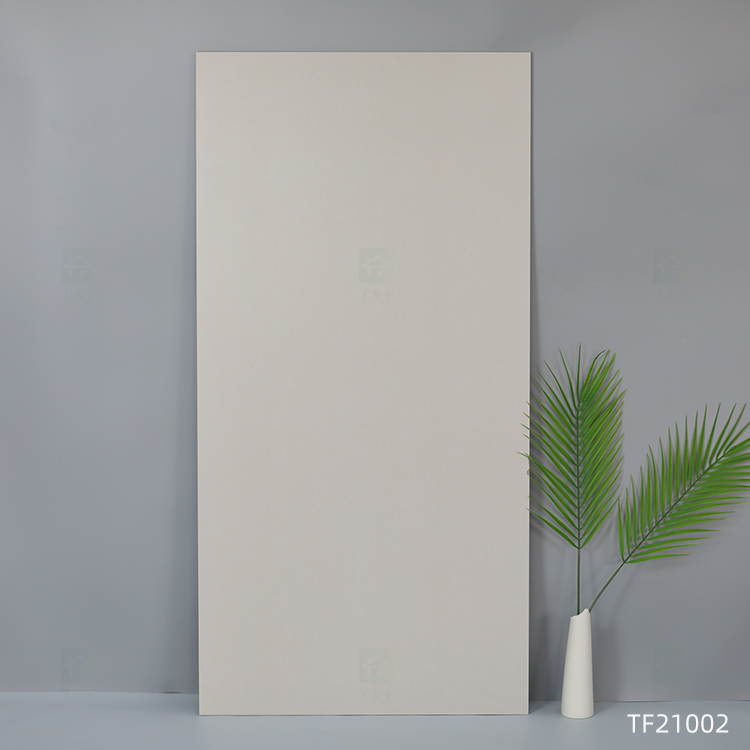 Large 600*1200 750*1500 900*1800 Matte Glazed Finished Porcelain Plain White Cement Rustic Floor Tile