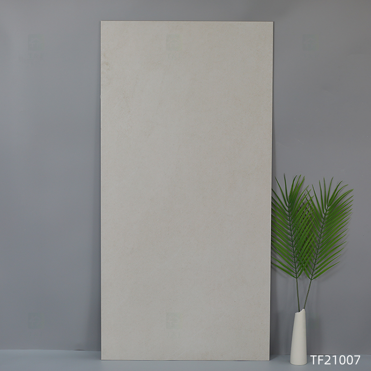 Large 600*1200 750*1500 900*1800 Matte Glazed Finished Porcelain Plain White Cement Rustic Floor Tile