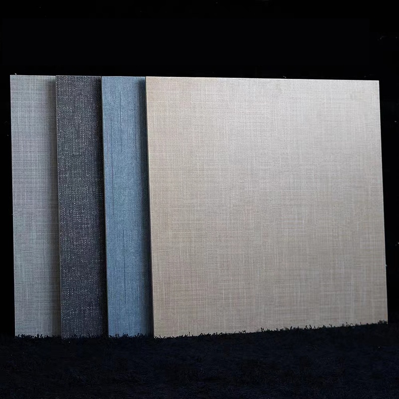 Porcelain Glazed 60x60 600x600 House Home Hotel Office Carpet Fabric Pattern Look Ceramic Floor Tiles for Indoors