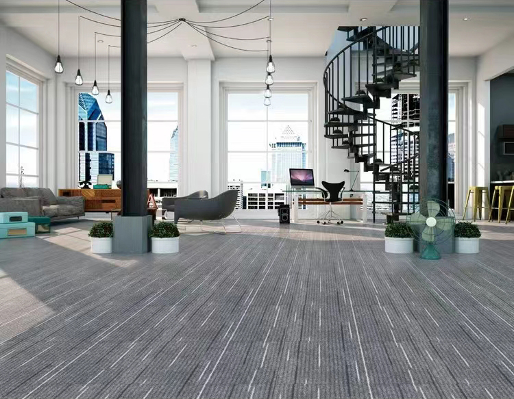 Porcelain Glazed 60x60 600x600 House Home Hotel Office Carpet Fabric Pattern Look Ceramic Floor Tiles for Indoors
