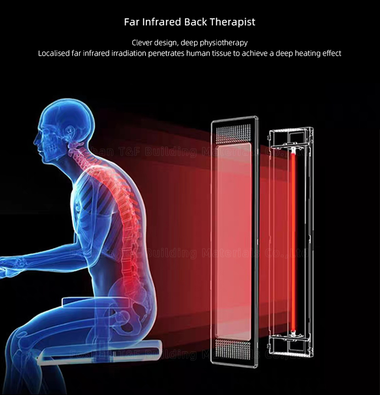 Indoor Full Spectrum Salt Tourmaline Stone Far Infrared Wooden Home Dry Steam Bath Sauna Room