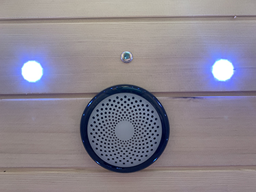 Indoor Full Spectrum Salt Tourmaline Stone Far Infrared Wooden Home Dry Steam Bath Sauna Room
