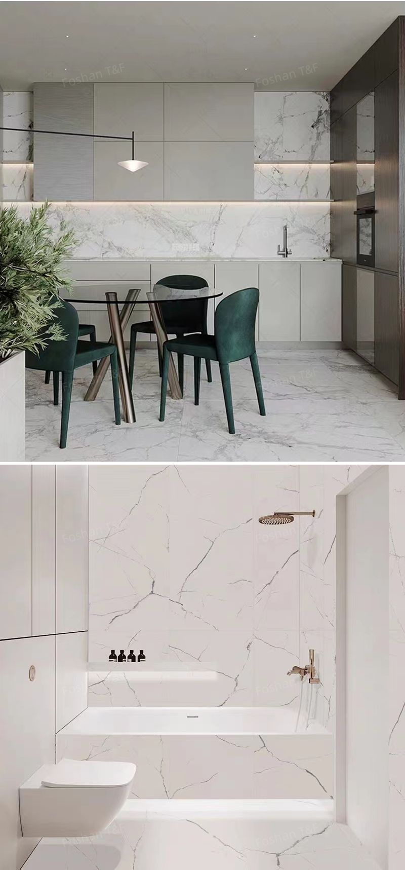 Top Quality 600x600 Indoor Luxury Ceramic Floor Porcelain White Marble Tiles With Matte Surface