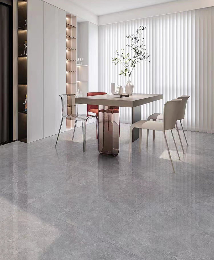Latest Design 24x24 24x48 Modern Gray Floor Ceramic Tile for Floor 60x60 Marble-look Porcelain Wall Tiles