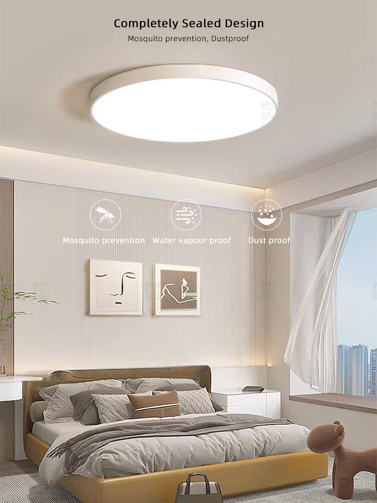 Indoor Home Round Shape Modern Living Room Led Lamps Lighting for Bedroom Lights Ceiling