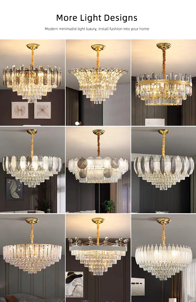 Home Creative Branch Hanging Pendant Ceiling Light Crystal Chandelier for Living Room and Dining Room