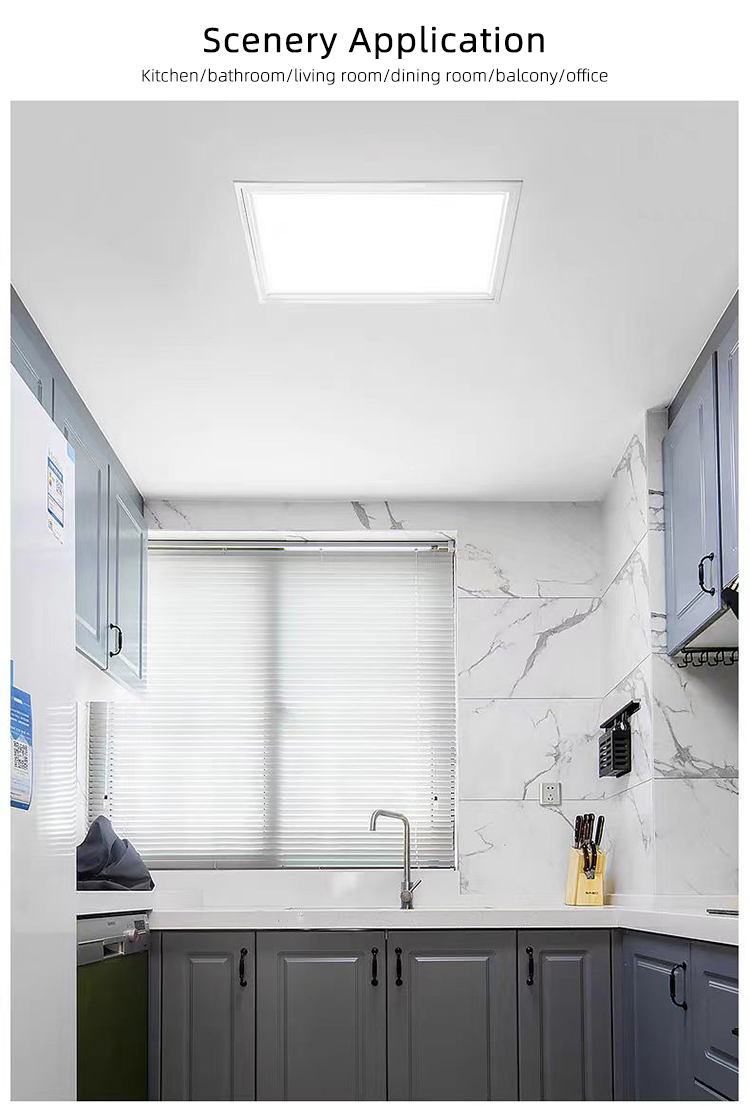 Good Quality Indoor 2x2 2x4 ft 600x600 60x60 48w Led Ceiling Backlit Panel Light for Home Office Supermarket Hospital Fixture