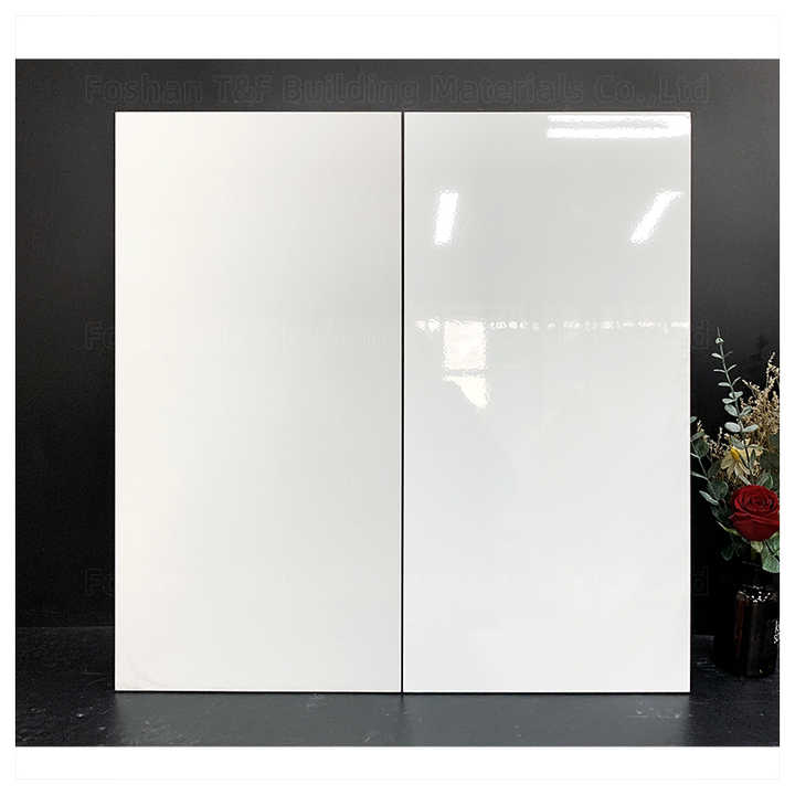 300x600 Pure Super White Glossy Polished Ceramic Bathroom Wall 12x24 Matt Porcelain Vitrified Floor Tiles