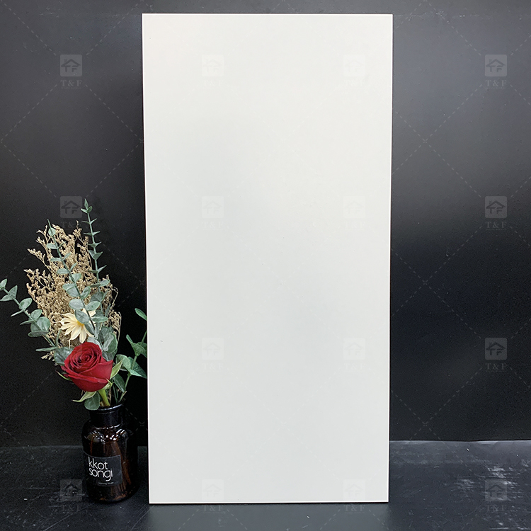 300x600 Pure Super White Glossy Polished Ceramic Bathroom Wall 12x24 Matt Porcelain Vitrified Floor Tiles