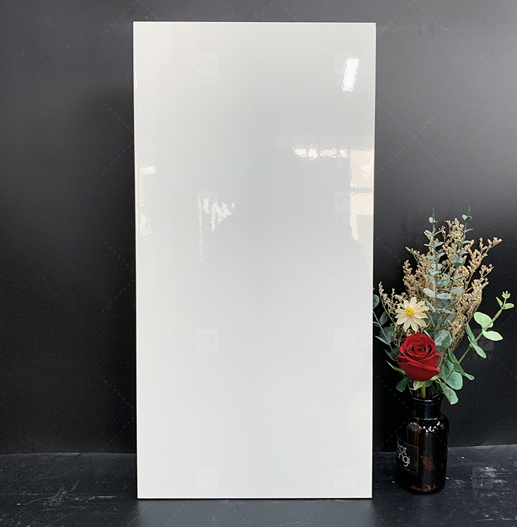 300x600 Pure Super White Glossy Polished Ceramic Bathroom Wall 12x24 Matt Porcelain Vitrified Floor Tiles