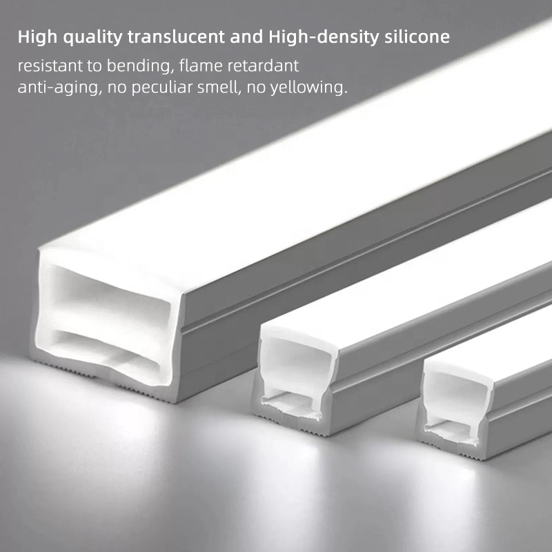 Custom 12V 24V Flexible Waterproof Indoor Silicone Flex 2835 LED Neon Rope Strip Light for Outdoor Home Decoration