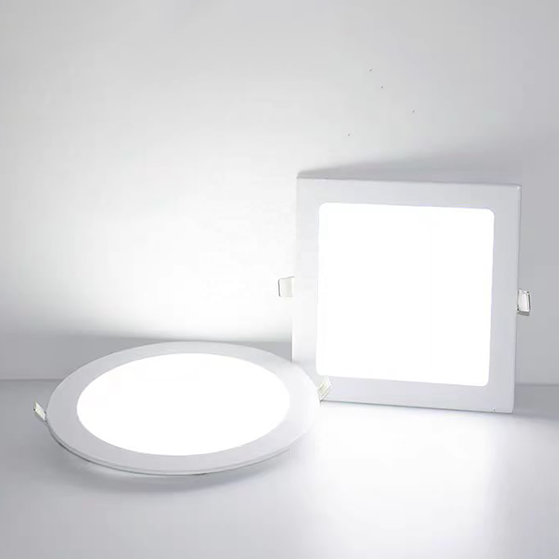 High Quality Ultra Thin Square 3W 6W 9W 12W 18W 24W Aluminum Recessed LED Panel Light for Home Office Ceiling