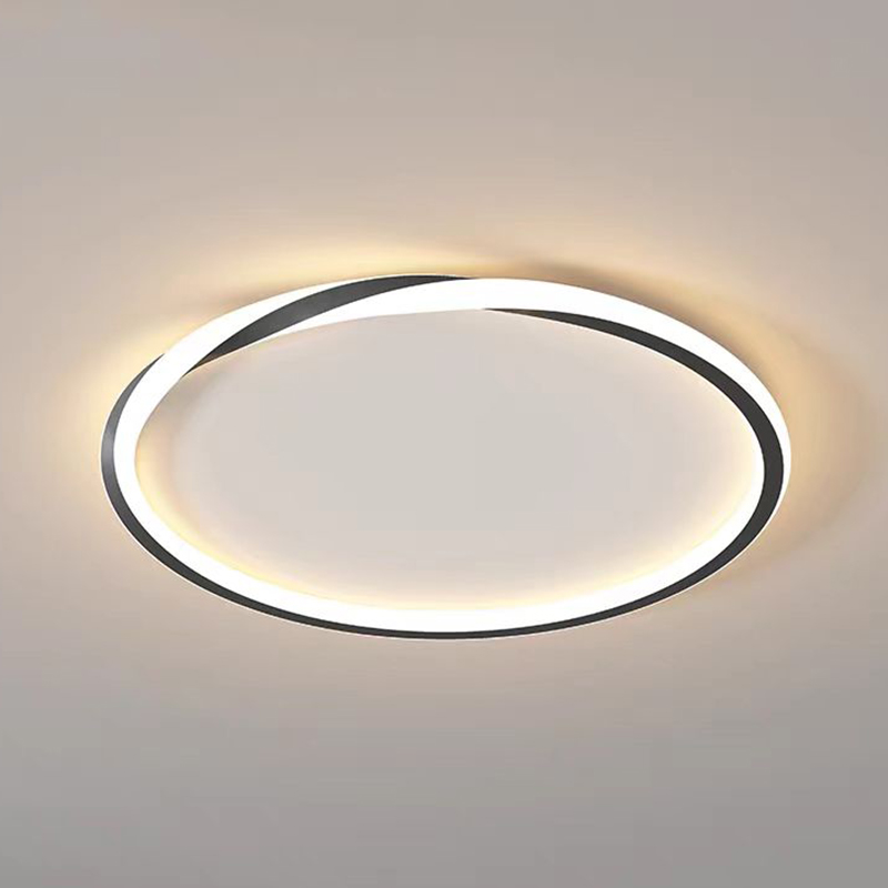 Modern Lustre Led Dimmable Round Square Shape Surface Mounted Bedroom Living Room Fixture Ceiling Light for Home Decor