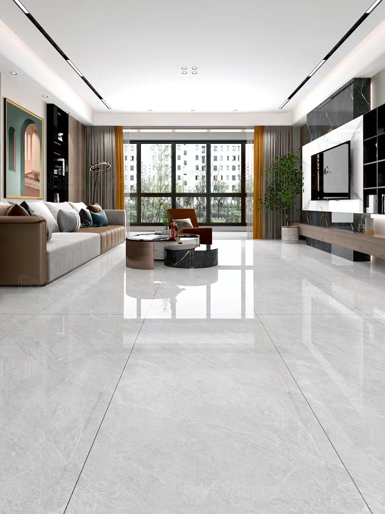 Modern High Gloss Carrelage 600x1200mm Porcelain Polished Glazed Slab for Floor and Wall Tile