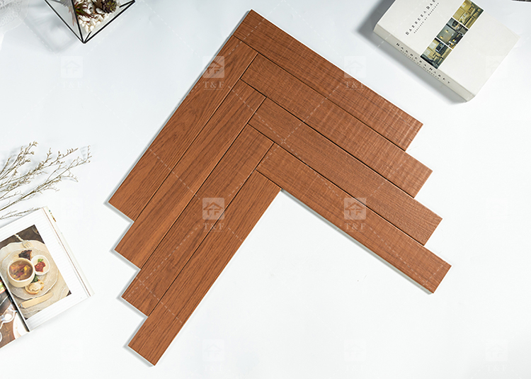 New Arrival 75x479mm Simple Modern Small Size Living Room Bedroom Antique Wood Finish Tiles