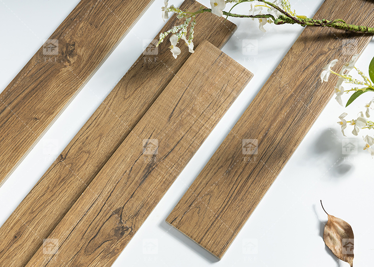 New Arrival 75x479mm Simple Modern Small Size Living Room Bedroom Antique Wood Finish Tiles