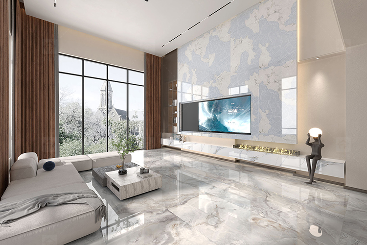 Hot Sale 750x1500 Luxury Onyx Carrelage Sol Marbre Tiles for Interior Wall Glazed Porcelain Floor Marble Tile