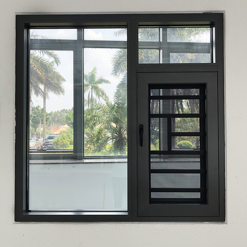 Custom Casement Window Thermal Break Aluminum Insulated Double Glazed Windows for Home
