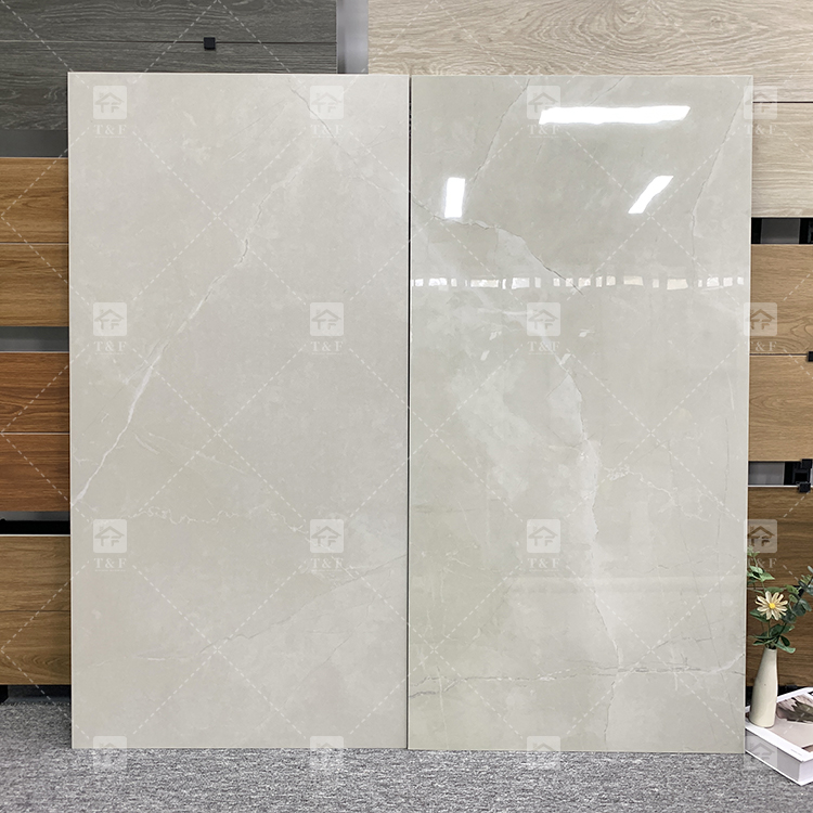 Hot 60x60 60x120 Gloss Marble Floor Tile Villa Hotel Indoor Tiles for Bathroom Living Room Floor