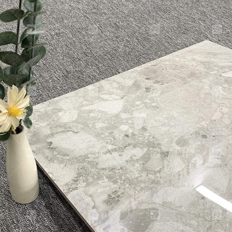 Hot 60x60 60x120 Gloss Marble Floor Tile Villa Hotel Indoor Tiles for Bathroom Living Room Floor