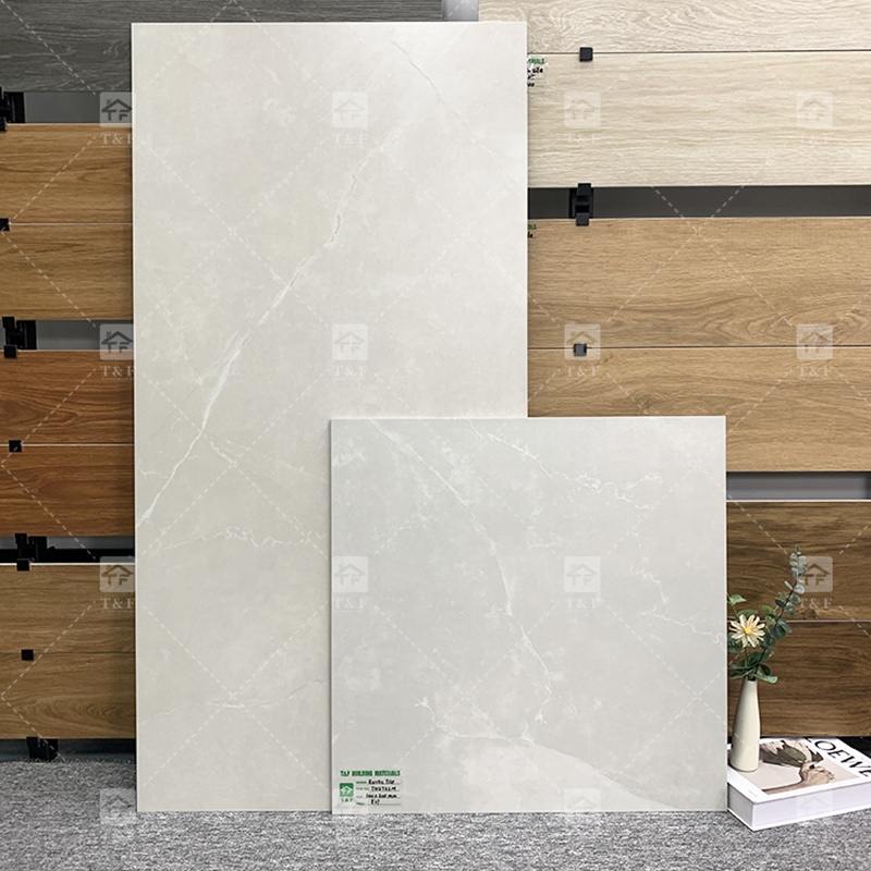Modern Anti Slip 60x60 Cm Living Room Non-Slip Floor Tile Mall Grey Matte Floor Tile