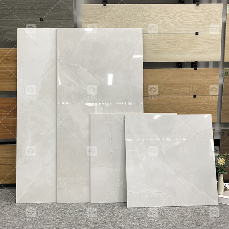 Modern Anti Slip 60x60 Cm Living Room Non-Slip Floor Tile Mall Grey Matte Floor Tile