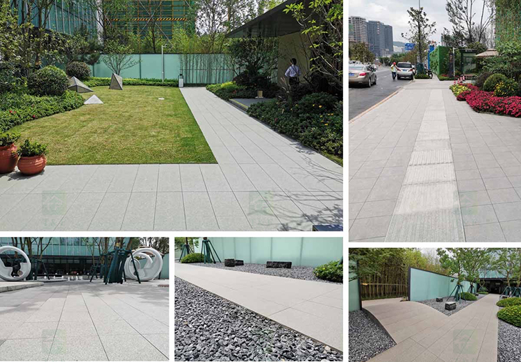 Hot Sale 60x60 1.8cm Non-Slip Outdoor Paver Floor Tile Villa Garden Outdoor Garden Floor Paving Stone