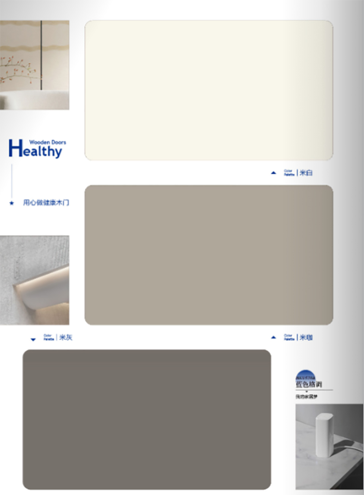 Hot Sales Waterproof Room Wooden Doors for Bedrooms Wood Interior Doors for Houses