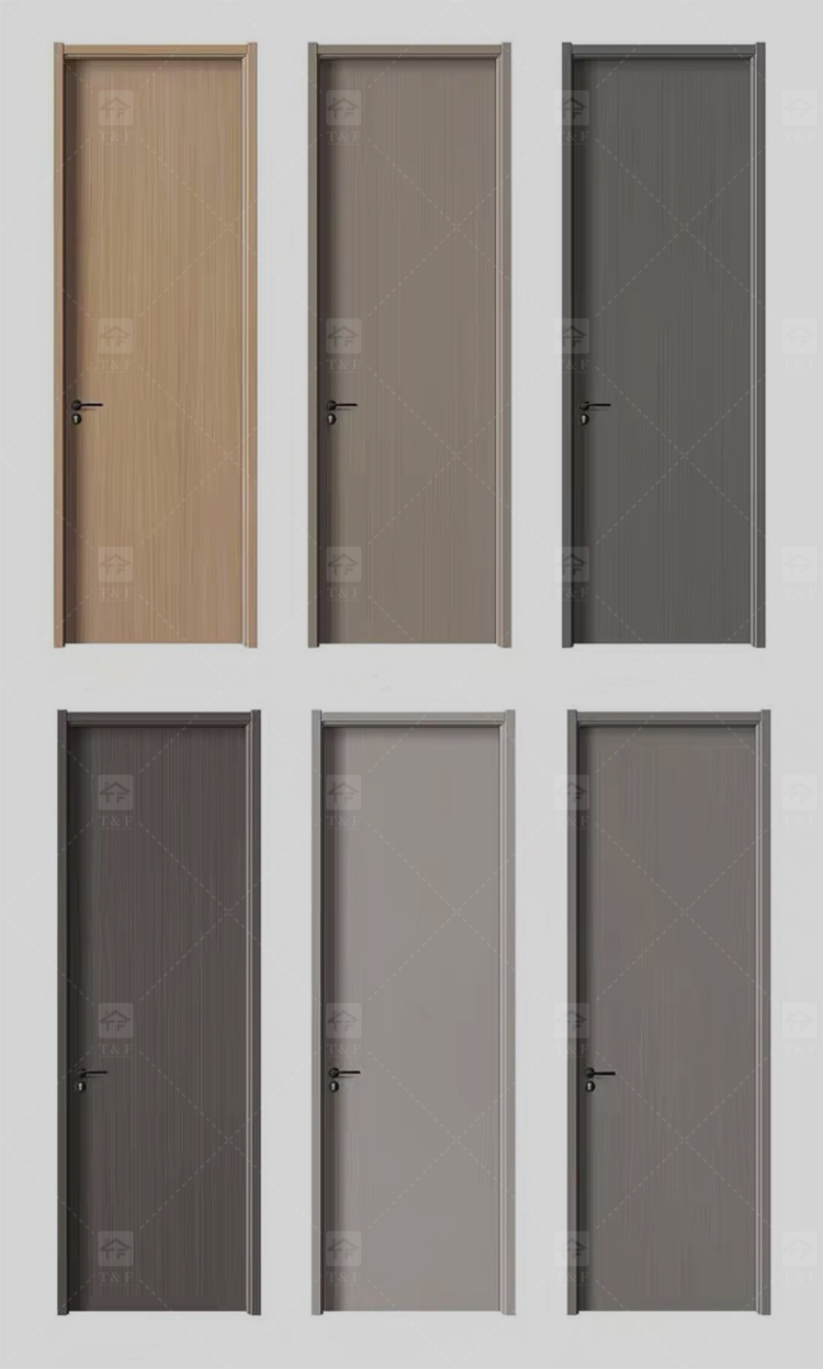 Hot Sales Waterproof Room Wooden Doors for Bedrooms Wood Interior Doors for Houses