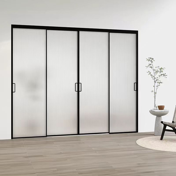 High Quality Aluminum Sliding Glass Door Porte Coulissante for Living Room Kitchen Bathroom Sliding Patio Doors