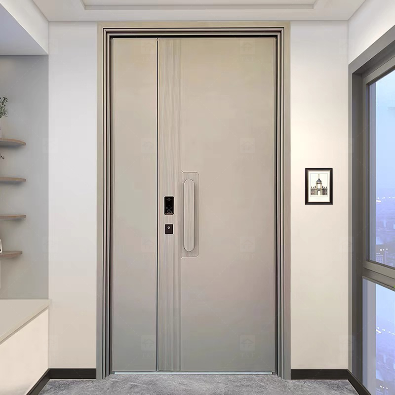 Modern Design Security Steel Entry Door Exterior Security Doors Homes Rntrance Villa Security Entrance Doors