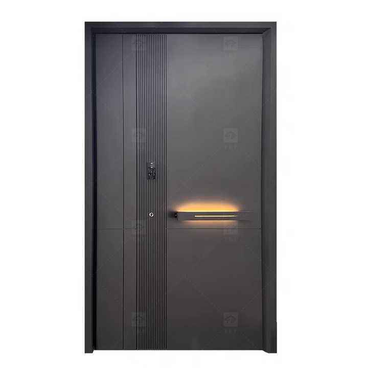 Modern Design Security Steel Entry Door Exterior Security Doors Homes Rntrance Villa Security Entrance Doors