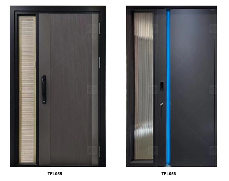 Modern Design Security Steel Entry Door Exterior Security Doors Homes Rntrance Villa Security Entrance Doors