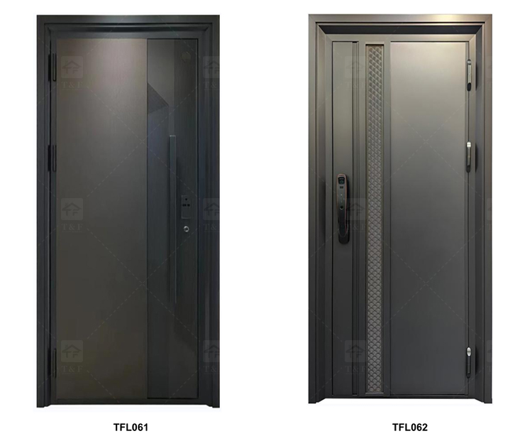 Modern Design Security Steel Entry Door Exterior Security Doors Homes Rntrance Villa Security Entrance Doors