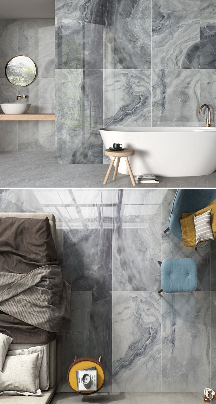 Luxury Marble Tile 60x120 Carreaux Sol Bathroom Living Room Glazed Polished Porcelain Wall Floor Tiles