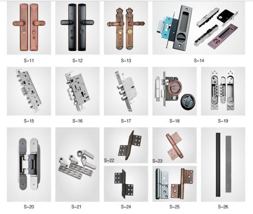 Modern Design Villa Stainless Steel High Quality Residential Security Door