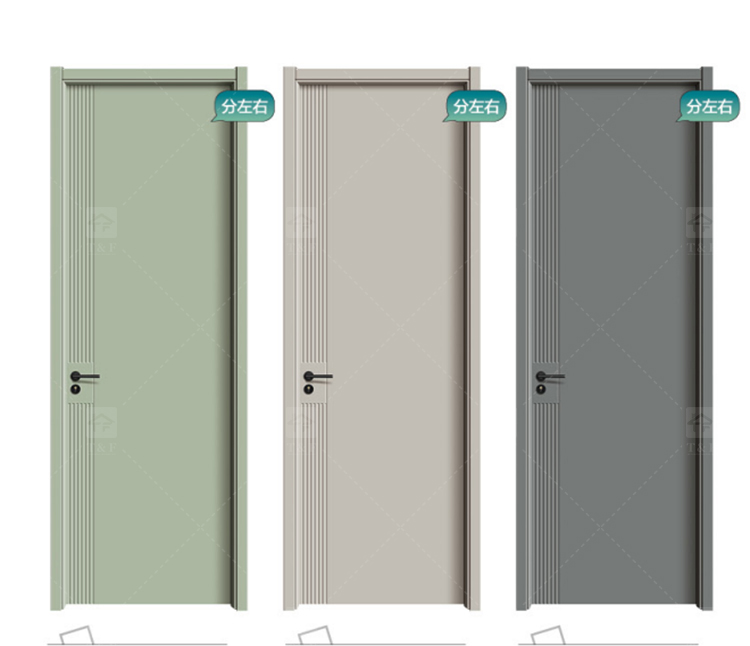 Factory Hot-Selling Solid Wooden Interior Sliding Door Best Wood Door for House Villa Room