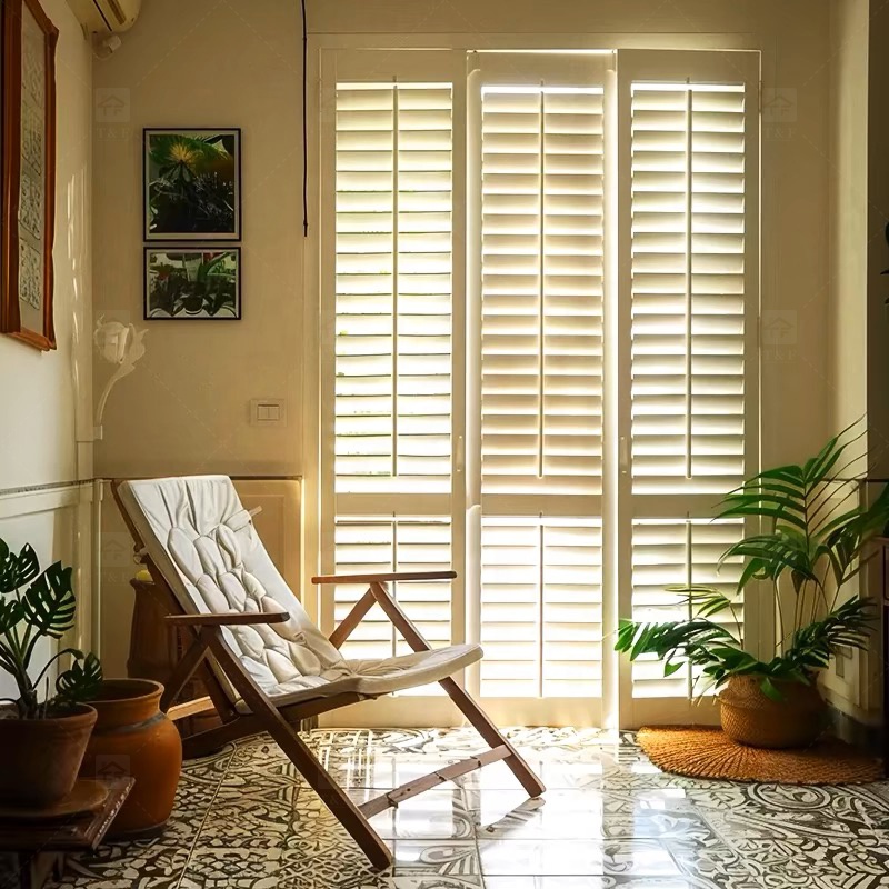 European Style Solid Wood Window Aluminum Louver Exterior Decorative Louvers Window Open for House Application